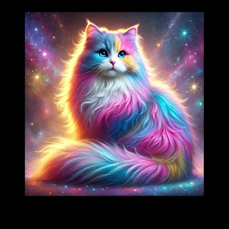 Magic Galaxy Cat in the Universe