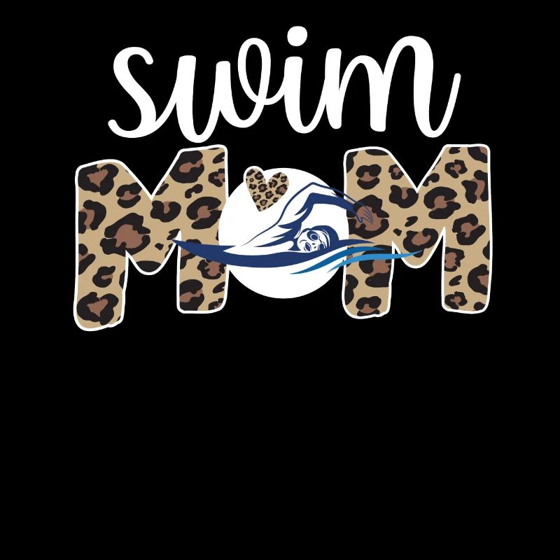 Stolze Schwimmmama Mutter Schwimmer Schwimm-Mama