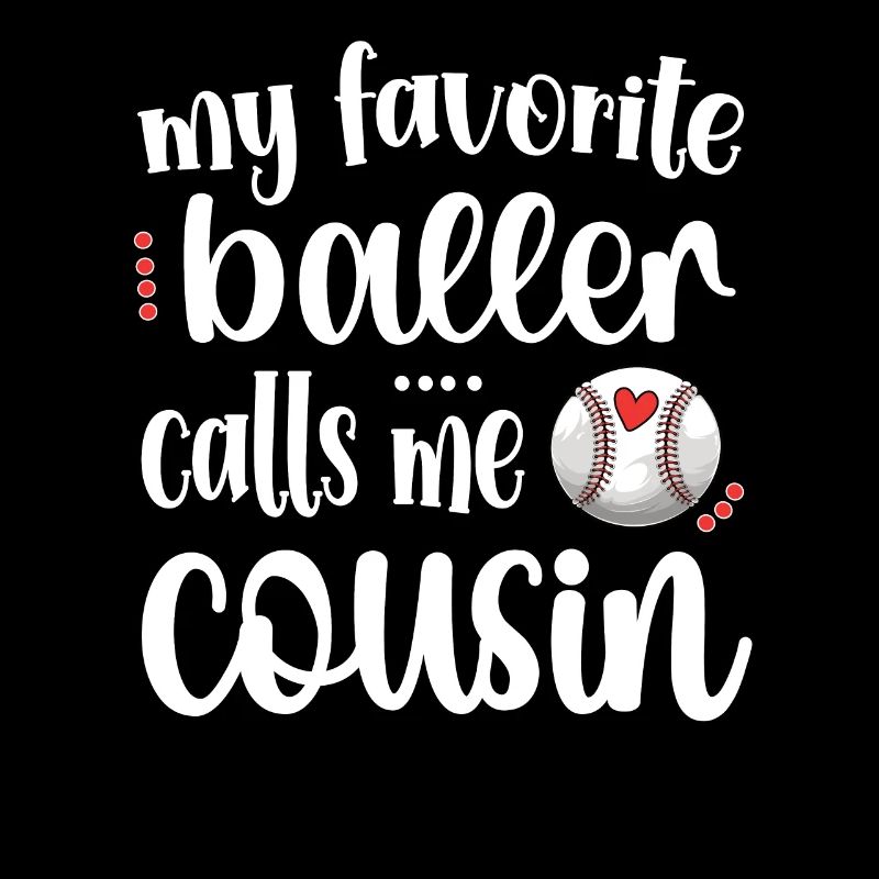 Stolzer Baseball-Cousin Eines Baseballspielers