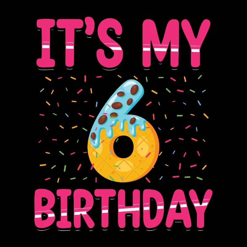 C’est mon 6e anniversaire | | du thème Sprinkles