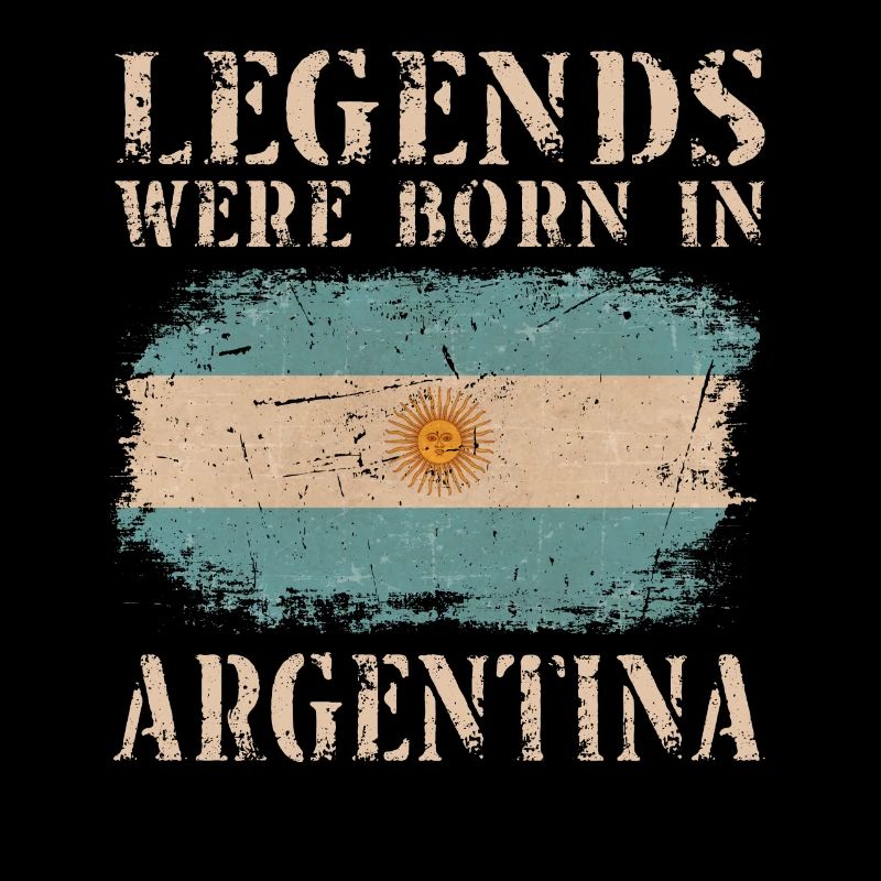 Vintage Design Drapeau Argentin Argentine