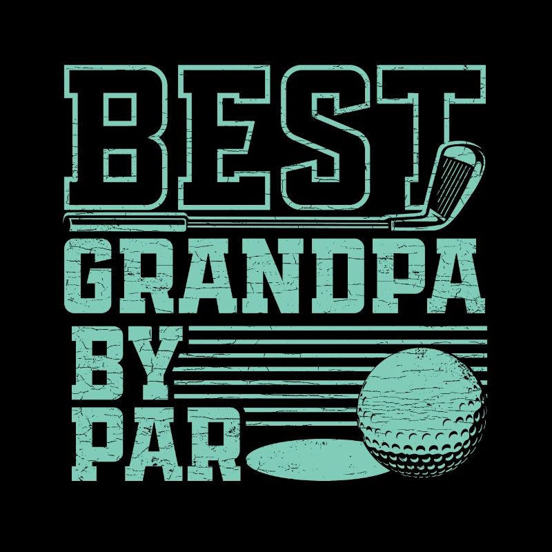 Großvater Golfer Opa Golf