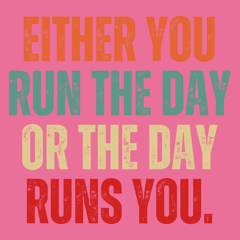 Entweder Sie laufen den Tag oder die Läufe, die Sie vintage