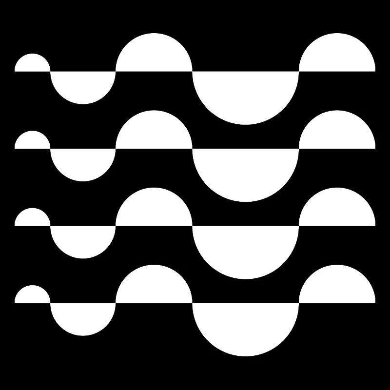 Wavy Stripe Mosaic