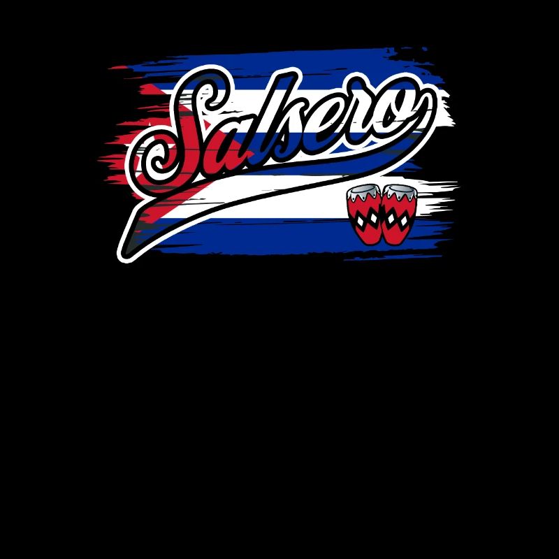 Cuba Salsa Dancer Salsero Drapeau cubain