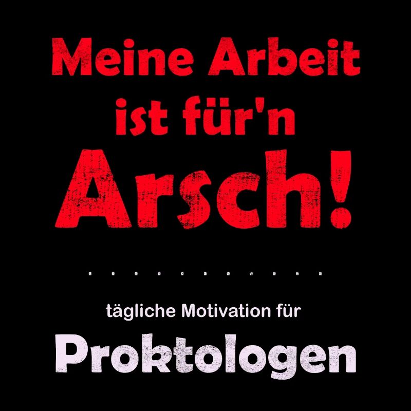 Geschenkidee Geschenk lustiger Spruch Proktologe