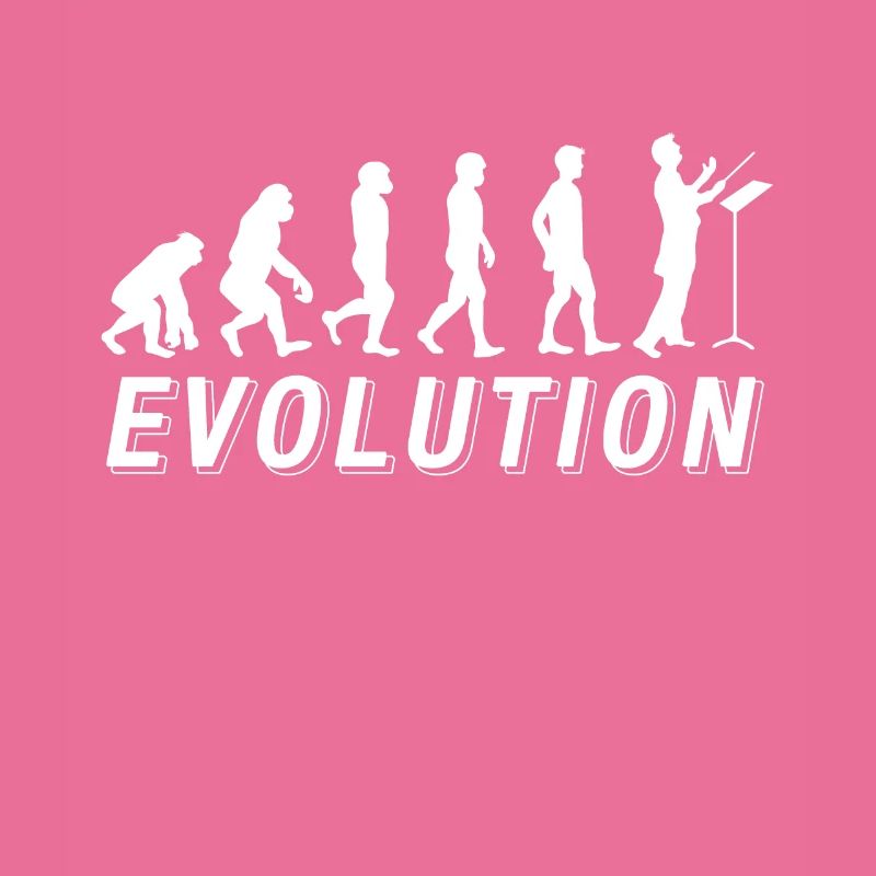 Orchester Dirigent T-Shirt Evolution Kapellmeister