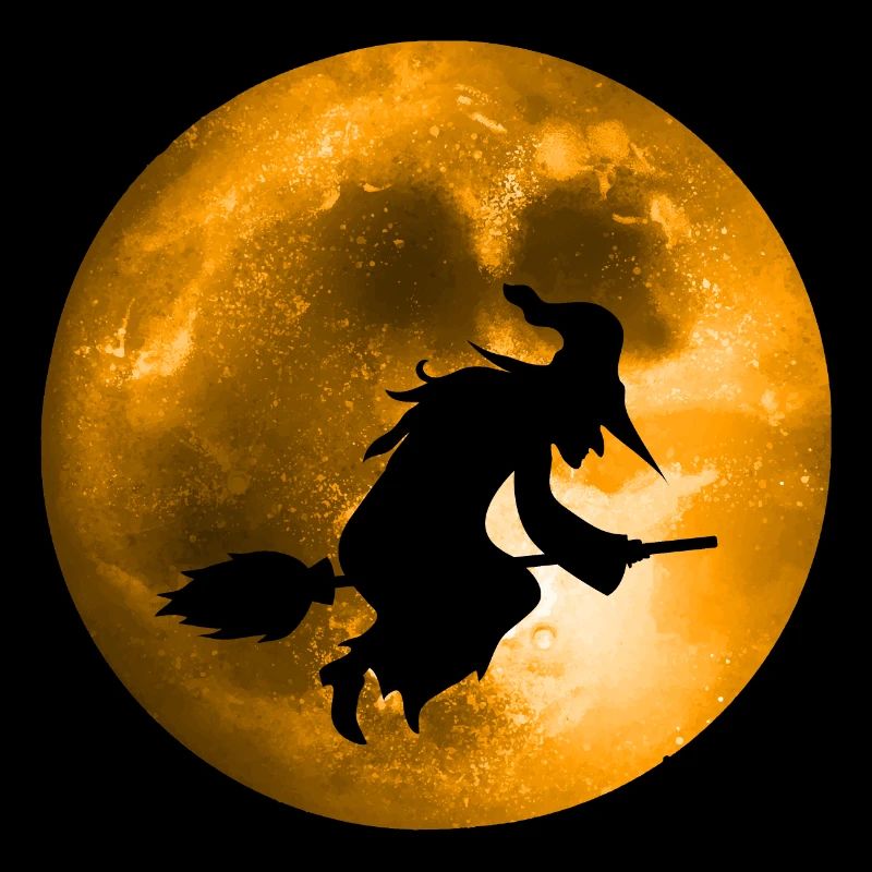 Sorcière pleine lune