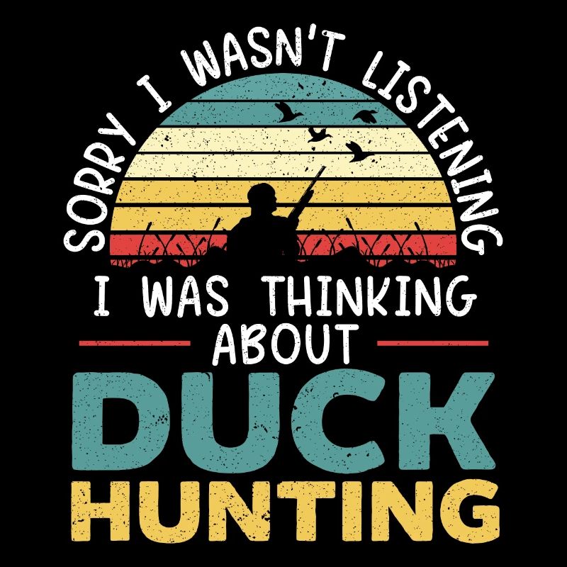Denken Sie an die Entenjagd Wasservogeljagd
