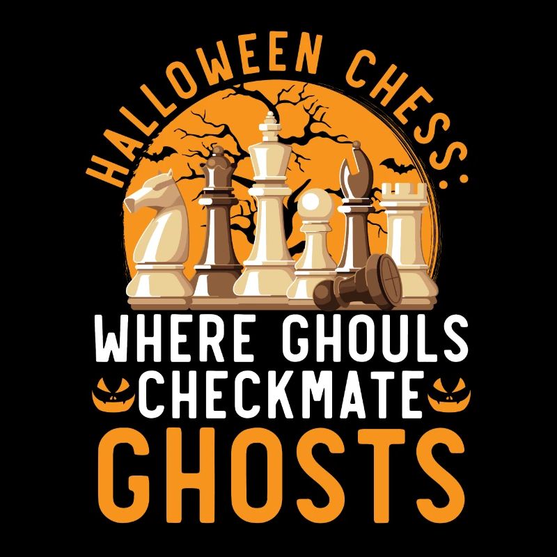 Schach Halloween Süßes oder Saures Schachbrettspiel
