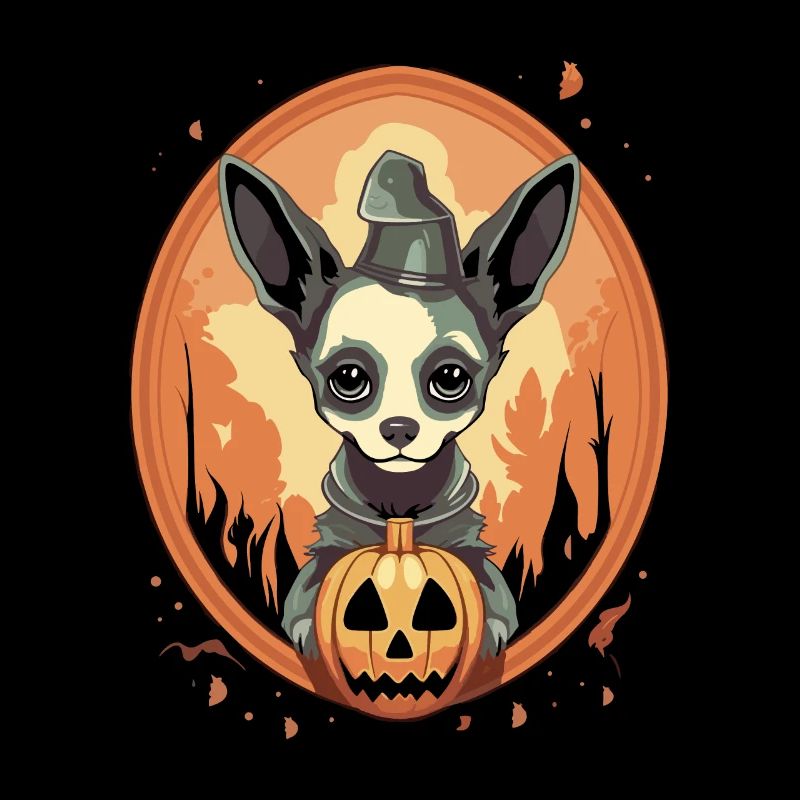 Chihuahua Halloween Welpe Süßes oder Saures Hundeliebhaber