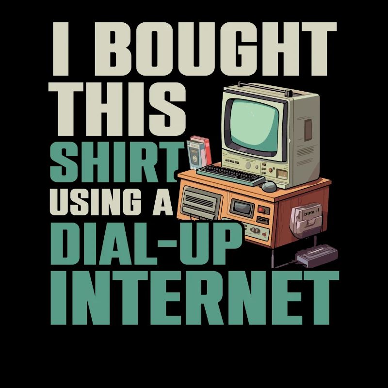DFÜ-Internetverbindung 90er Computerwitze