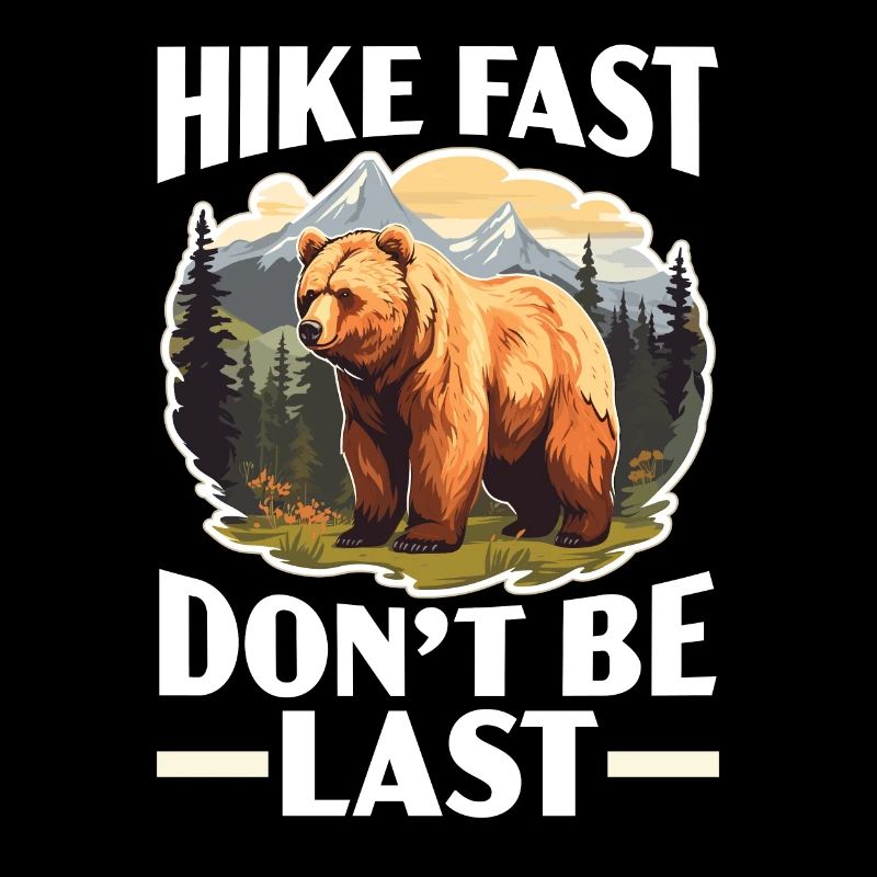 Bear Hiking Mountain Climbing Hiker Bear Lover