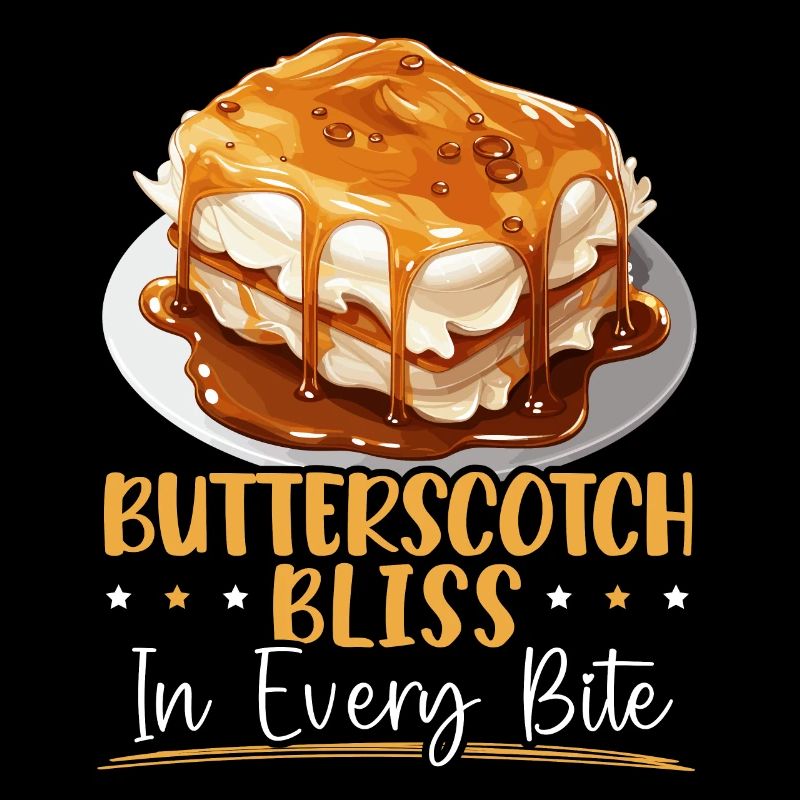 Butterscotch Süßes Karamell Essen Feinschmeckerbutter