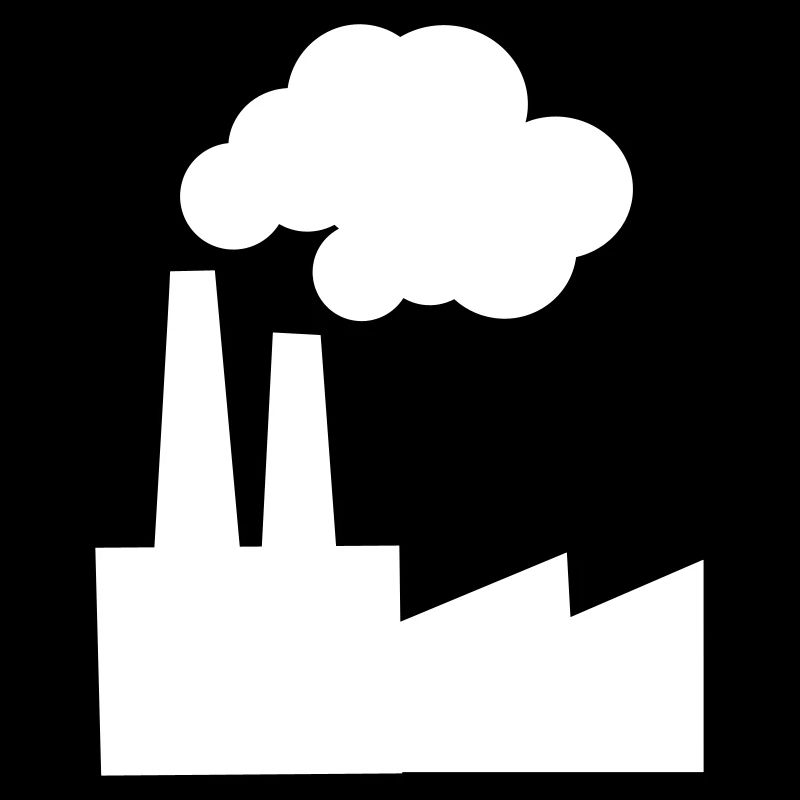 Rauchende Fabrik