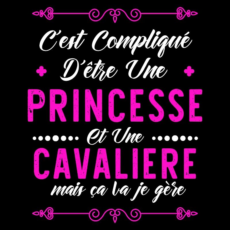 Princesse et cavalière cadeau