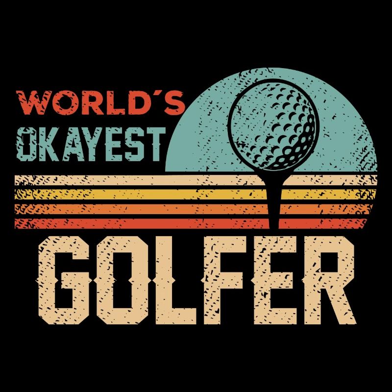 Design de golfeur rétro - Golf