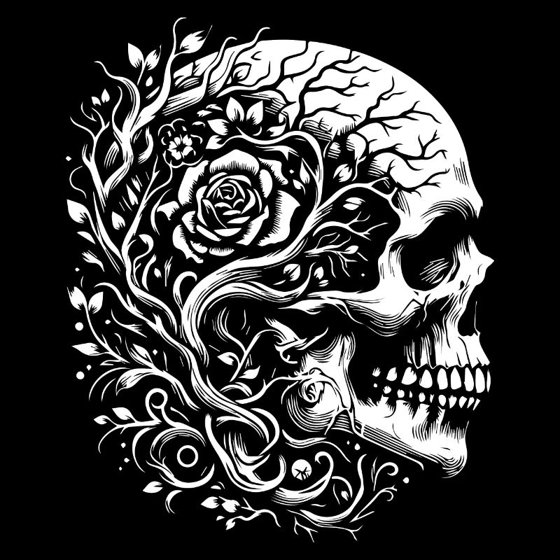 Gothic Totenkopf Design