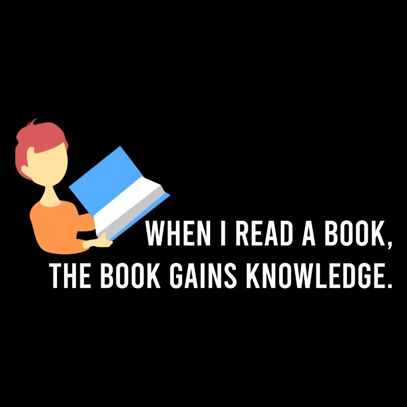 When I read a book