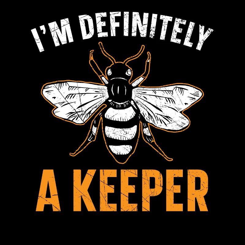 Ich bin definitiv ein Keeper Bee Imker Imker Imkerei
