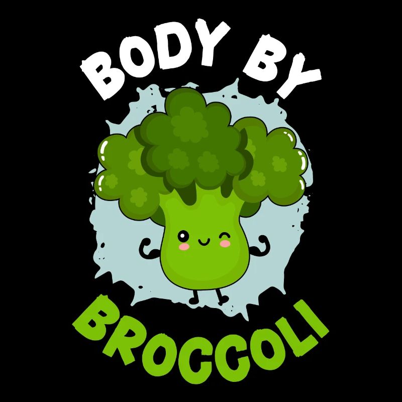 Body By Broccoli Vegetable Vegan Broccoholic
