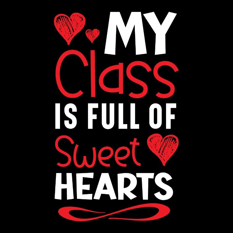 Ma classe est pleine de cœurs doux Saint-Valentin