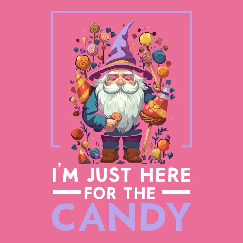 Gartenzwerg Halloween Süßes oder Saures Gärtner