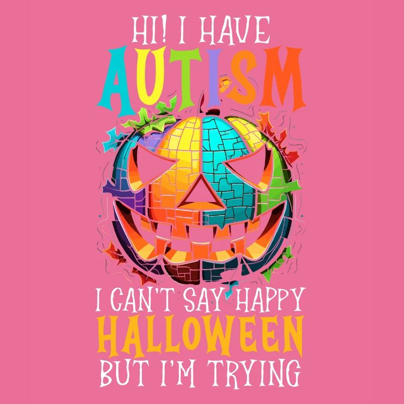 Autismus Halloween Süßes oder Saures Autismus-Bewusstsein