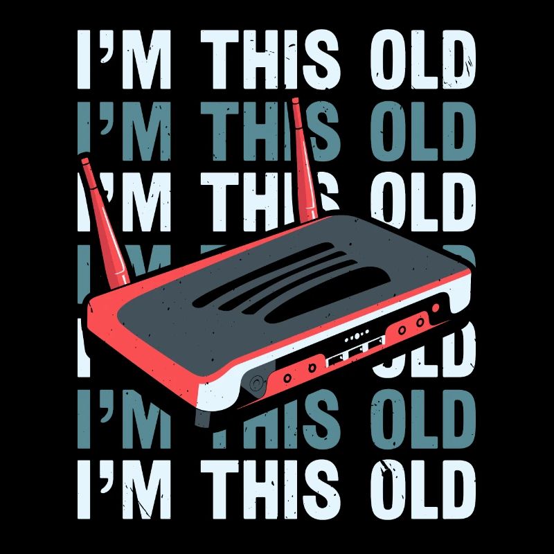 DFÜ-Internetverbindung 90er Computerwitze