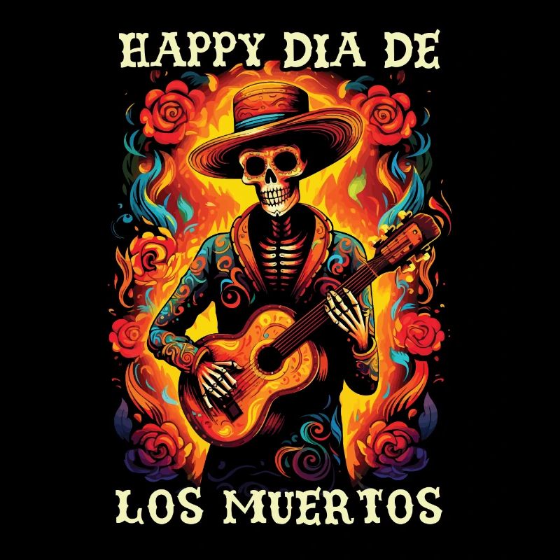 Dia de los Muertos Sugar Skull Mexikanischer Feiertag