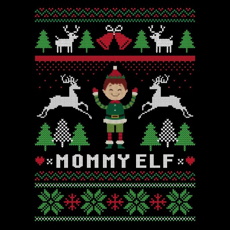 Maman Elfe Moche Noël