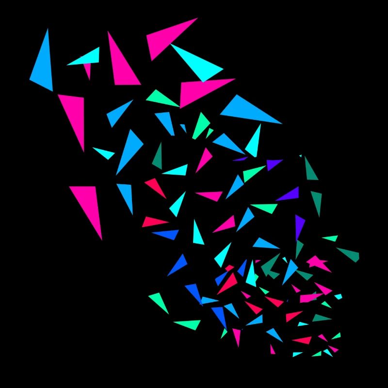 Colorful, abstract, retro, pattern, graphic