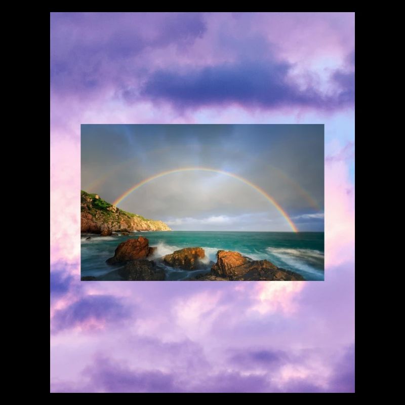 Regenbogen, Meer