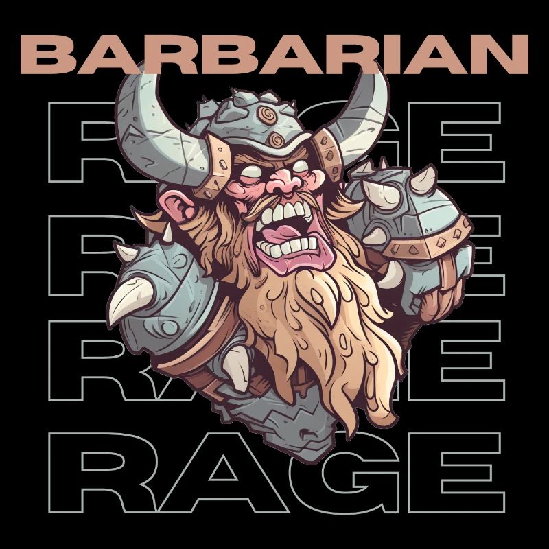 Barbar im RPG Ready To Rage