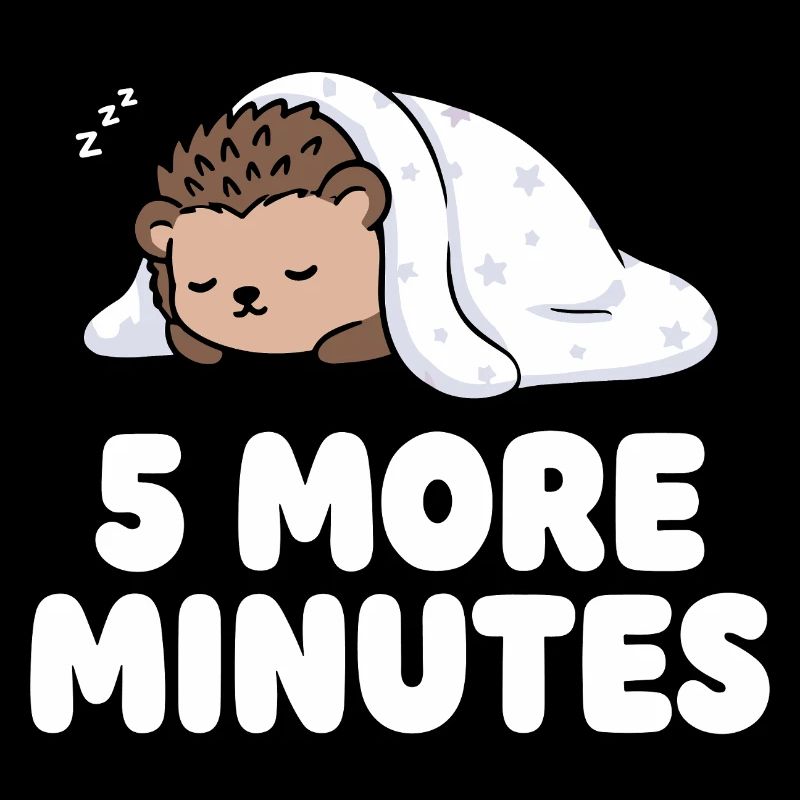 5 Mehr Minuten Schlaf-Igel
