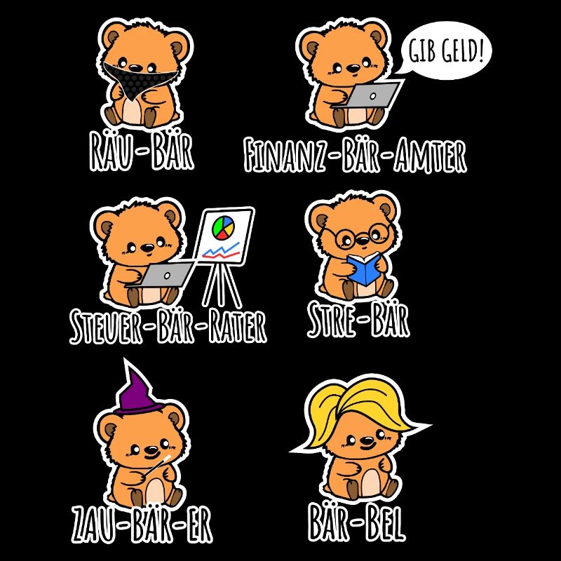 Mignons amis ours - Les petits ours ont un travail !