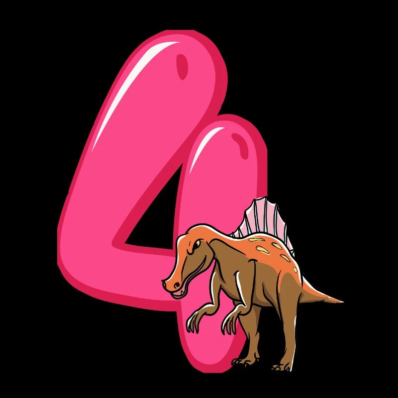 4 Anniversaire Dino Dinosaur Trex 4 ans Garçon