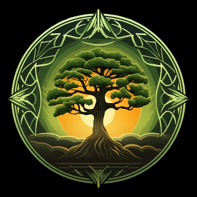 Baum des Lebens Spiritueller Lebensbaum, Yggdrasil