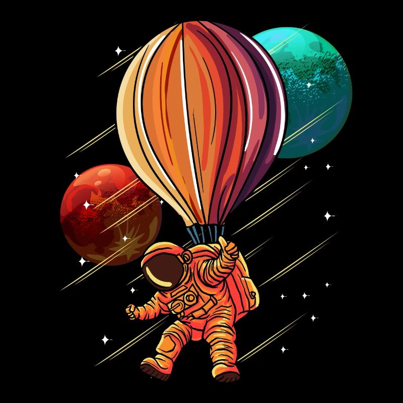 Astronaute Montgolfière Spaceman