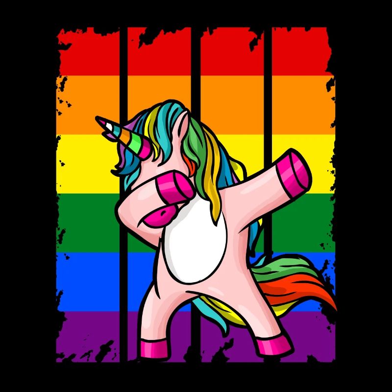 LGBT Einhorn Regenbogen Schwul Lesbisch Liebe