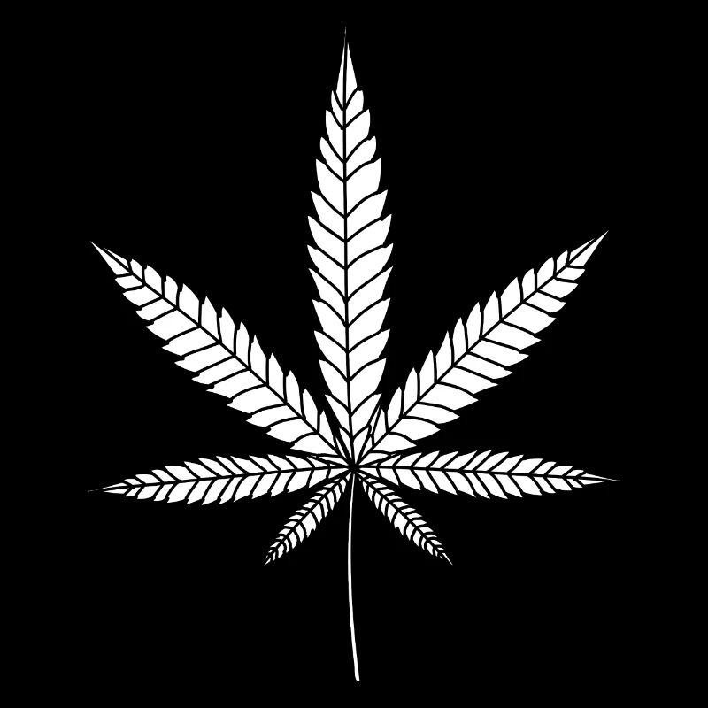Marihuana Cannabis Blatt Hanf Weed Geschenkidee