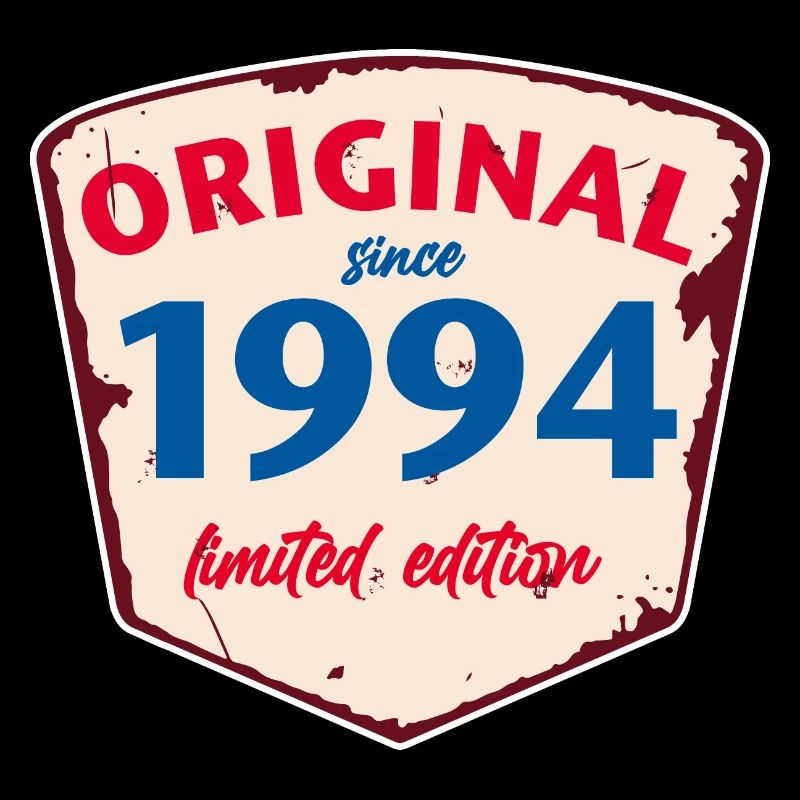 1994 Blechschild - édition chaulée - Millésime