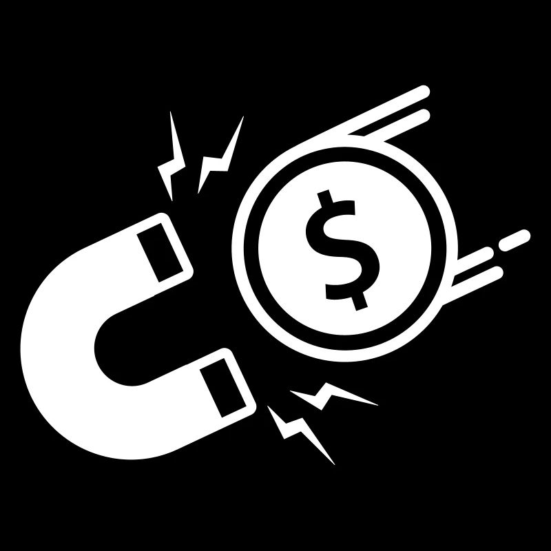 Magnet zieht Geld an