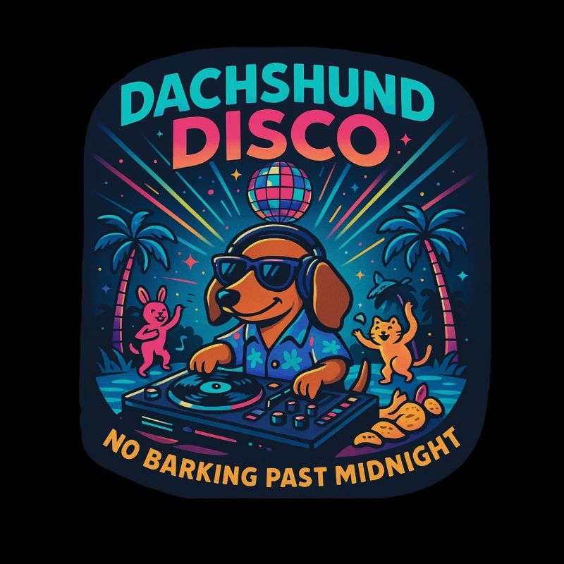 Dachshund Disco – Pas d’aboiements la nuit