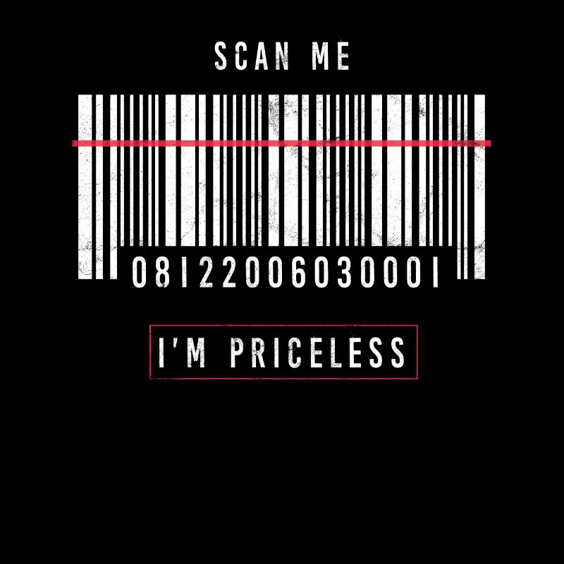 Say funny party gift bar code irony