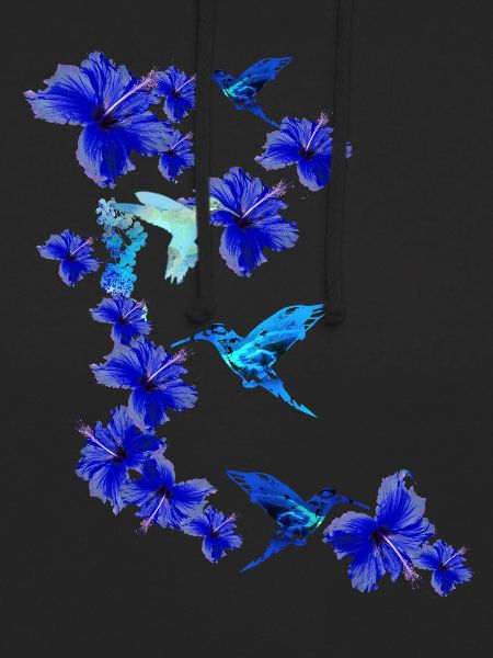 hibiscus, blomster, blomster, blomster, kolibri, blomster