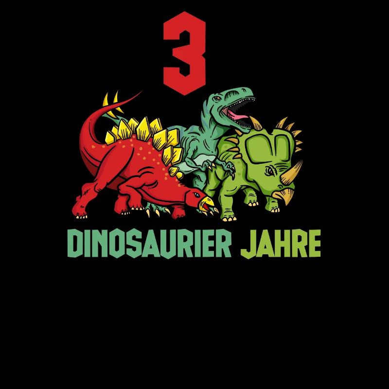 Dinosaure 3 ans anniversaire de garçon