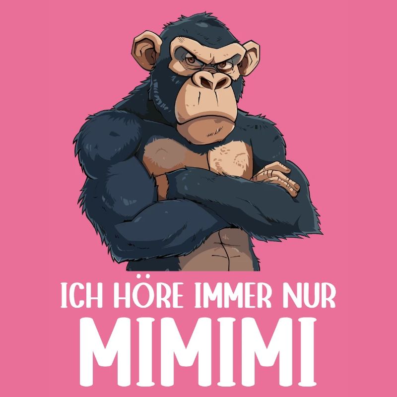 Chimpanzee Monkey I always hear Mimimi