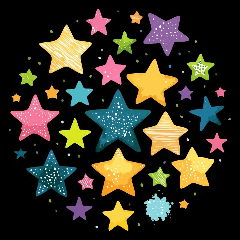 sterne,stern,bunte sterne,illustration