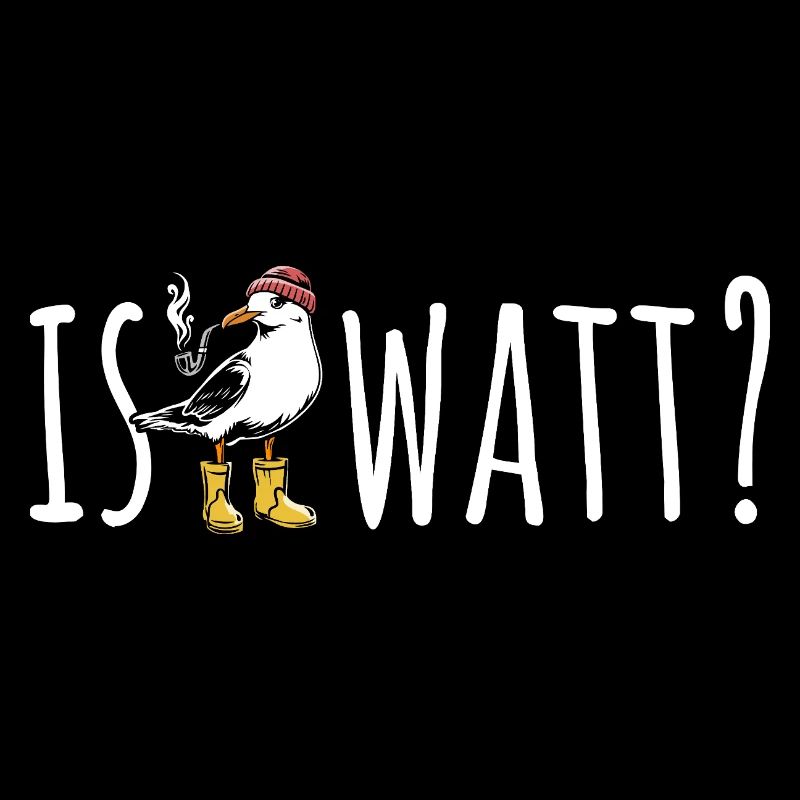 Möwe - Is Watt? - Nordsee - Geschenk